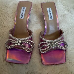 Steve Madden Iridescent Pink Heels